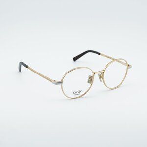 Dior CD DIAMONDO R3U B300 Eyeglasses Gold 50mm Oval Titanium Frame